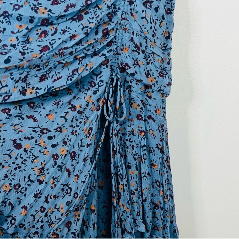 Cleobella Blue Floral Ruffle High-Low Dress - Picture 5 of 6